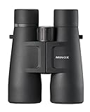 MINOX BV 8x56 Fernglas – Klassisches, super lichtstarkes Jagd-Fernglas auch für den Nachtansitz – Inkl. Neopren-Trageriemen, Bereitschaftstasche, Objektiv- und Okularschutzdeckel